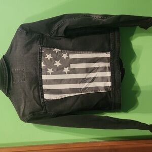 R&R Denim Flag Jacket